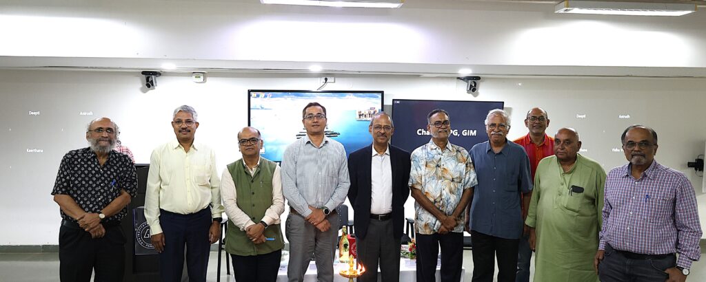 L-R: Mr. Paranjoy Guha Thakurta, Prof. Ajit Parulekar, Prof. Kingshuk Sarkar, Mr. Glenn Kalavampara, Shri Anil Swarup, Mr. Ravi Rebbapragada, Dr. Claude Alvares, Mr. Rahul Basu, Prof. Sudipto Mundle, and Prof. Sebastian Morris