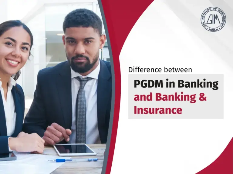 Difference between PGDM in Banking and Banking & Insurance