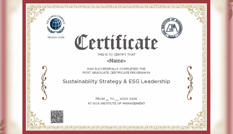 esg certificate