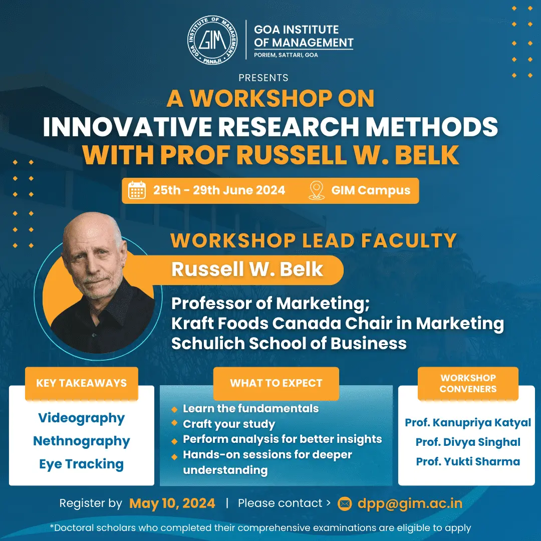 IRM Workshop | Goa Institute of Management